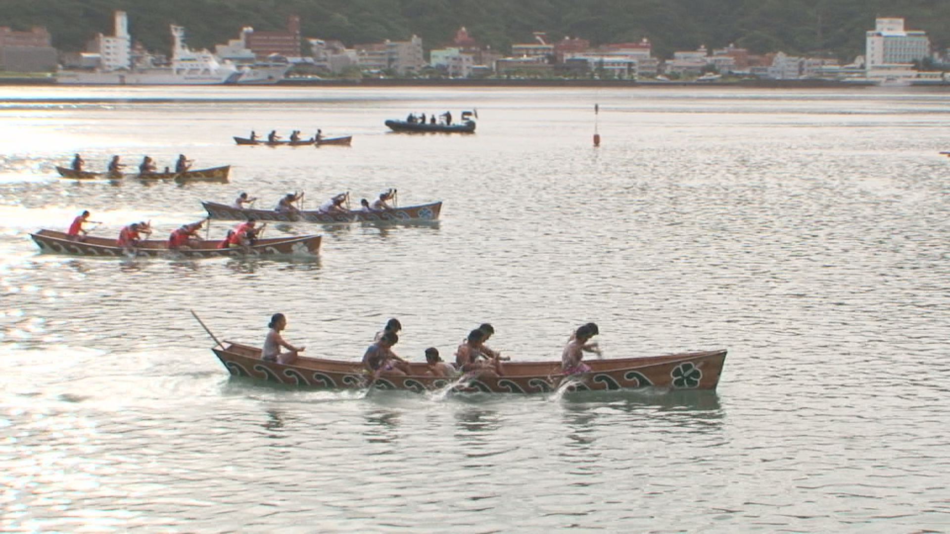 海応援動画#11 奄美伝統の舟こぎ競争