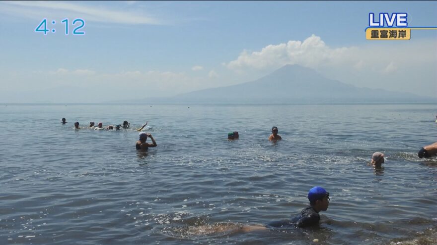 海開きした「重富海岸」からあいらびゅーFM×くすの木自然館の海中継！