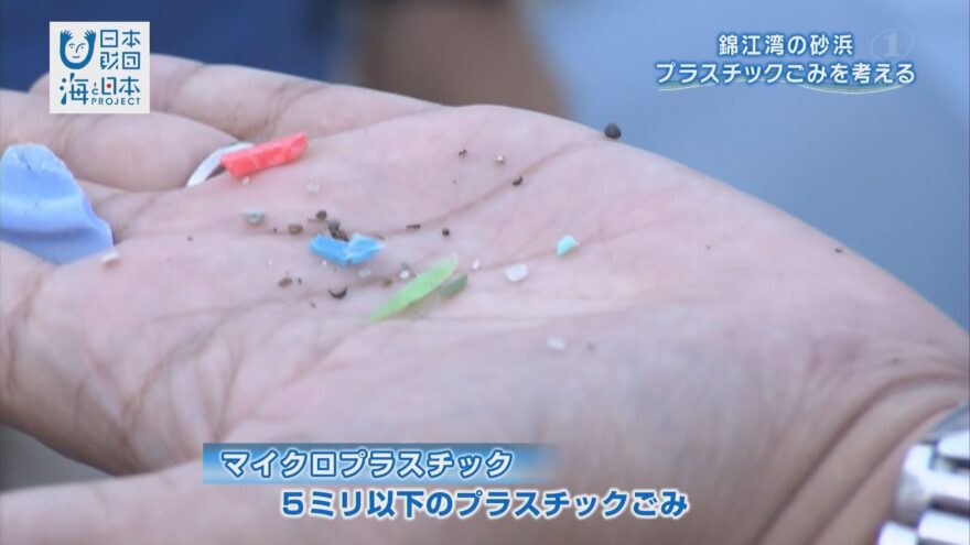 錦江湾に漂う「プラスチックごみ」について考えた学習会