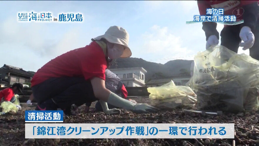 鹿児島県内の海岸　ボランティアによる清掃活動